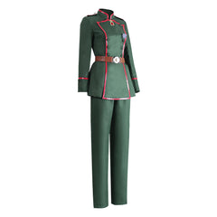Cosplay Costume Tanya Von Degurechaff Saga of Tanya The Evil 2(2026) Anime Cosplay Tenue Verte Femme