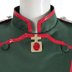 Cosplay Costume Tanya Von Degurechaff Saga of Tanya The Evil 2(2026) Anime Cosplay Tenue Verte Femme