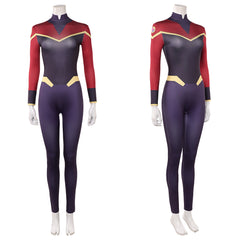 Cosplay Costume Telia Invincible 4(2026) TV Cosplay Combinaison Noire et Rouge Femme