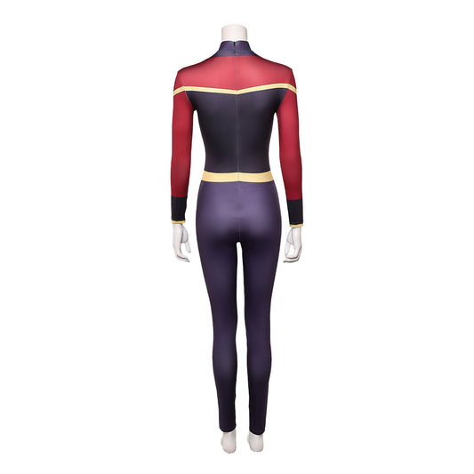 Cosplay Costume Telia Invincible 4(2026) TV Cosplay Combinaison Noire et Rouge Femme