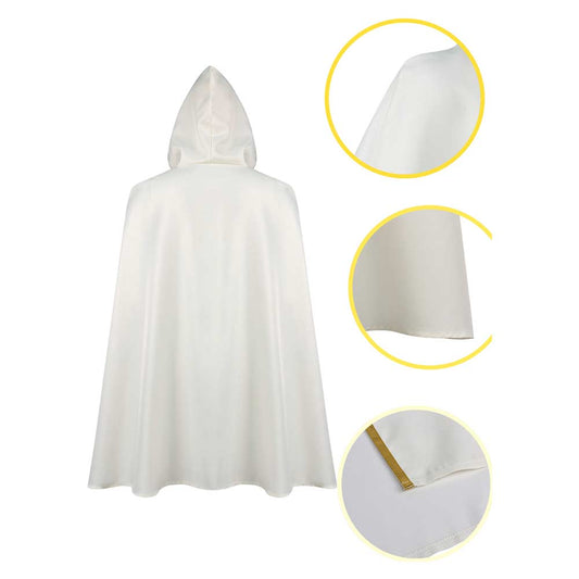 Cosplay Costume Temenos Mistral Octopath Traveler Jeu Cosplay Cape Blanche Homme