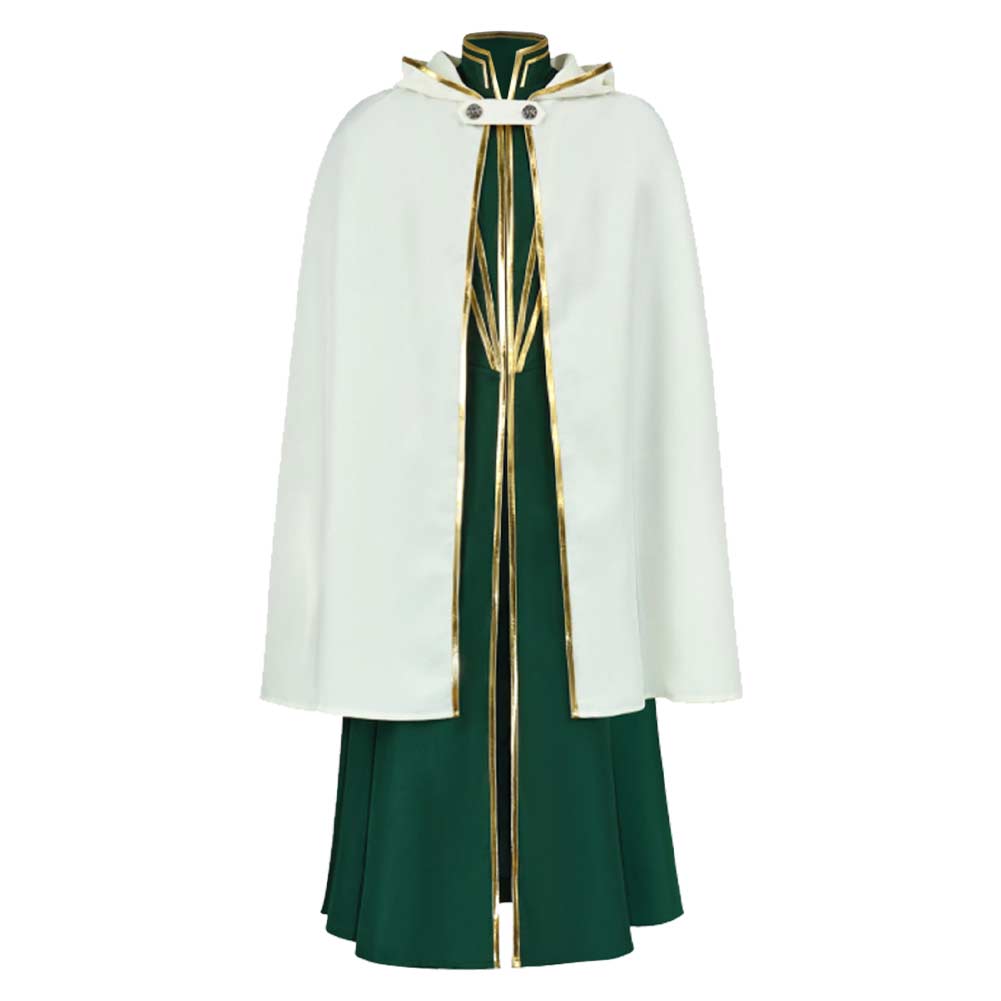 Cosplay Costume Temenos Mistral Octopath Traveler Jeu Cosplay Tenue Verte Homme