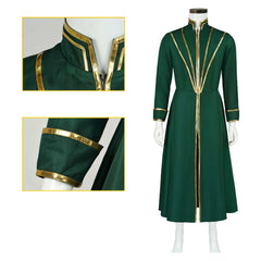 Cosplay Costume Temenos Mistral Octopath Traveler Jeu Cosplay Tenue Verte Homme