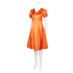 Cosplay Costume The Bride Frankenstein Film Cosplay Robe Orange Femme