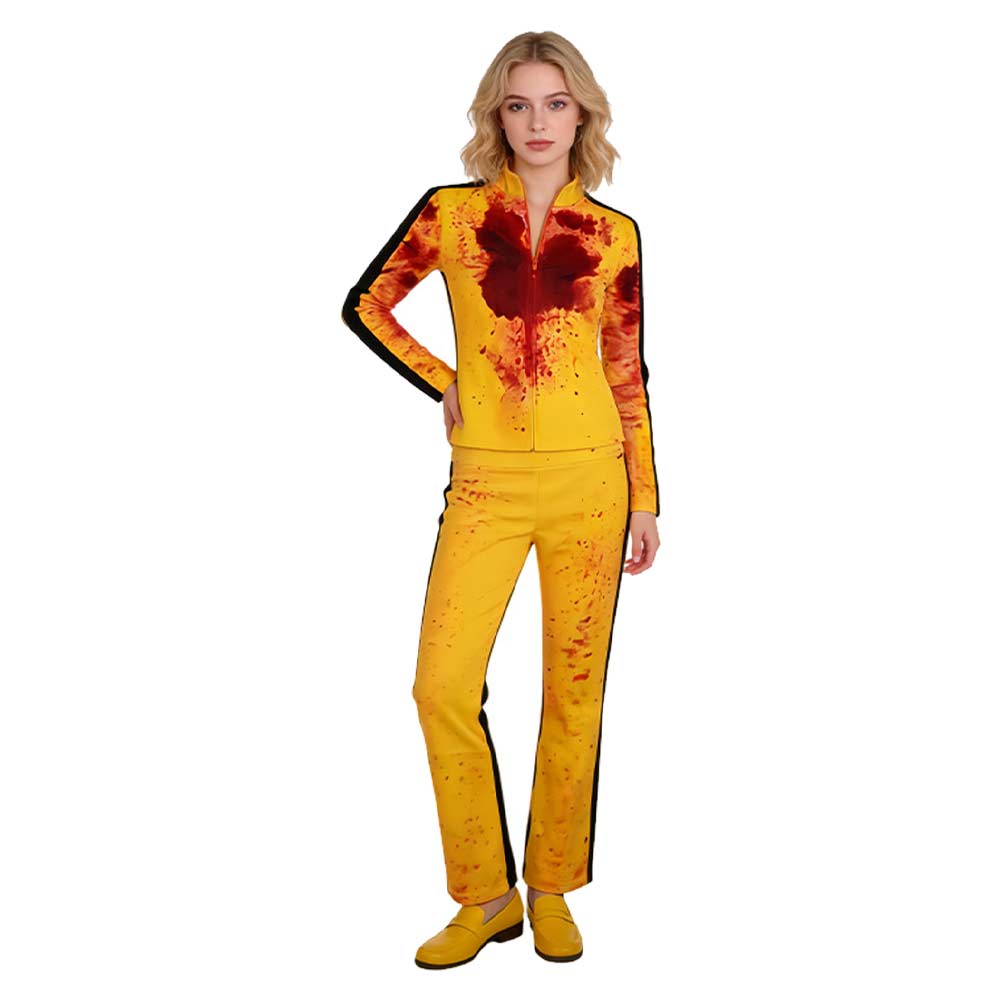 Cosplay Costume The Bride Kill Bill(2003) Film Cosplay Tenue Jaune Femme