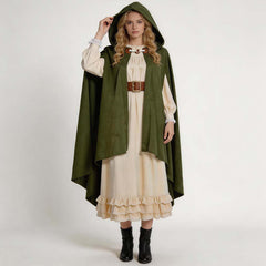 Cosplay Costume The Hobbit The Lord of the Rings(2026) Film Cosplay Cape Verte Femme