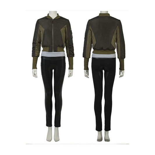 Cosplay Costume The Major Ghost in the Shell(2026) Anime Cosplay Tenue Marron Femme