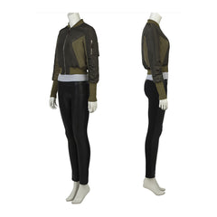 Cosplay Costume The Major Ghost in the Shell(2026) Anime Cosplay Tenue Marron Femme