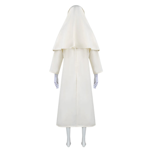 Cosplay Costume The Nun Conjuring Film Cosplay Robe Blanche Femme