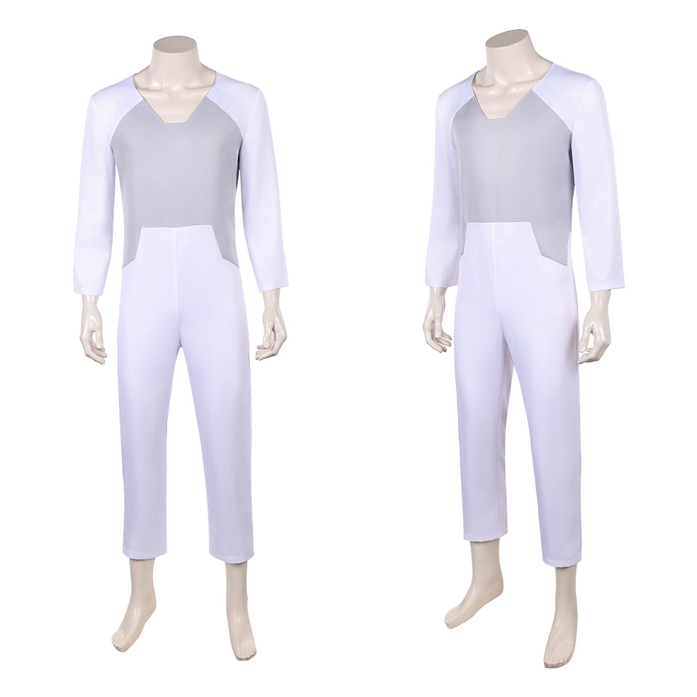 Cosplay Costume Thragg Invincible 4(2026) TV Cosplay Combinaison Blanche Homme