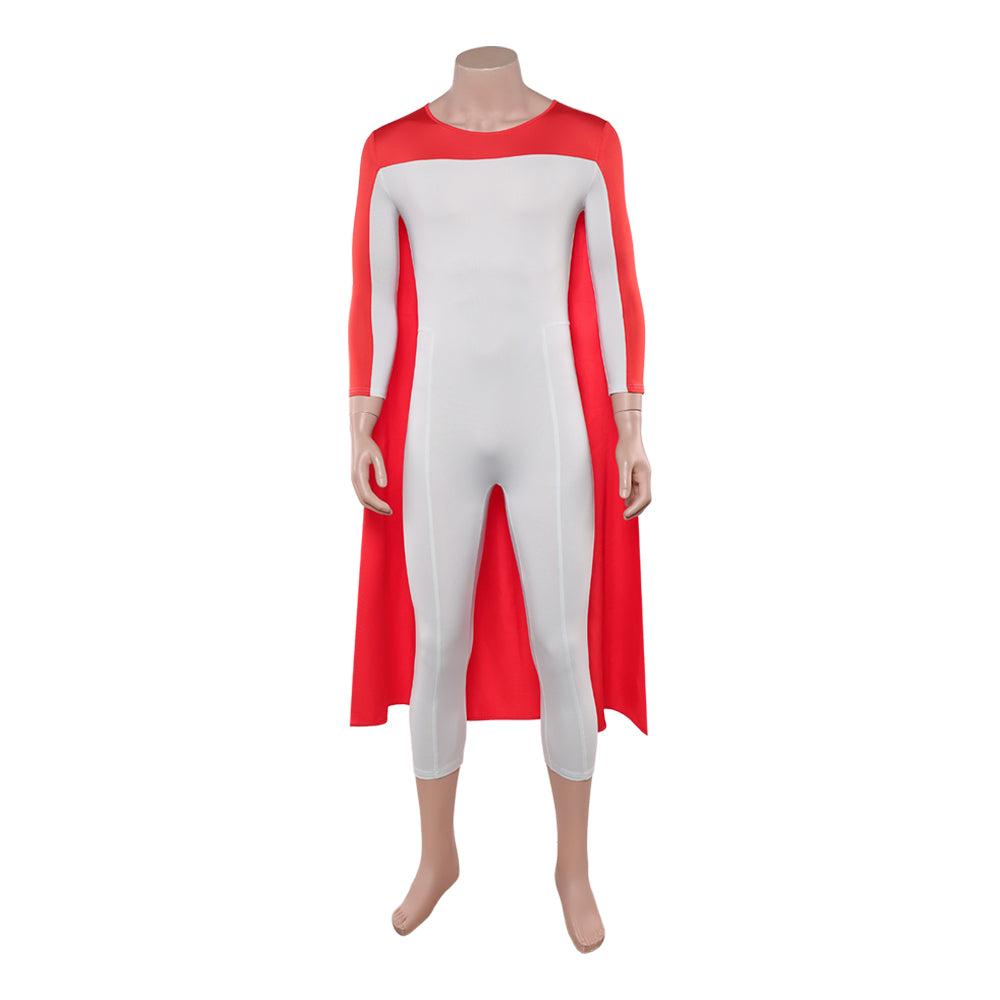 Cosplay Costume Thragg Invincible 4(2026) TV Cosplay Tenue Rouge et Grise Homme