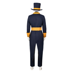Cosplay Costume Ticketer The Freak Circus Jeu Cosplay Tenue Grise Homme