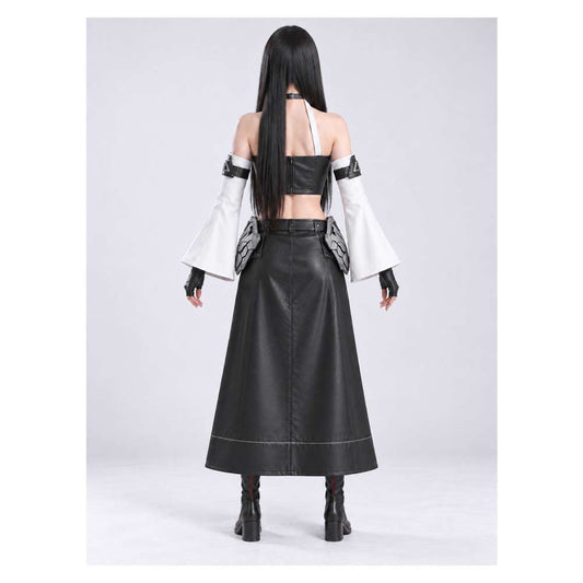 Cosplay Costume Tifa Lockhart Final Fantasy VII Revelation(2027) Jeu Cosplay Tenue Noire Femme
