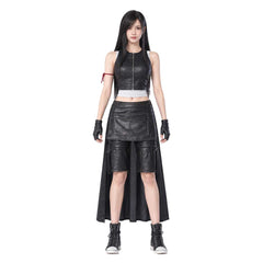 Cosplay Costume Tifa Lockhart Final Fantasy VII: Advent Children Film Cosplay Tenue Noire Femme