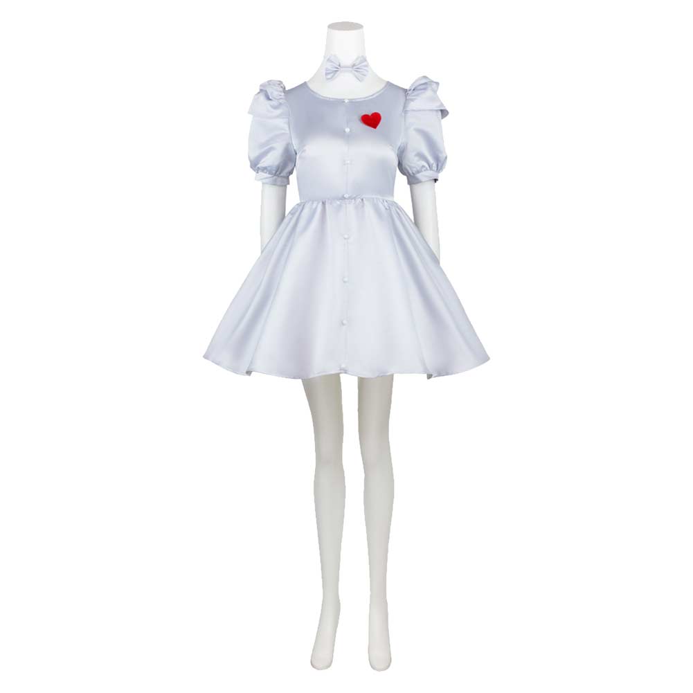 Cosplay Costume Tin Man Le Magicien d'Oz Film Cosplay Robe Argentée Femme