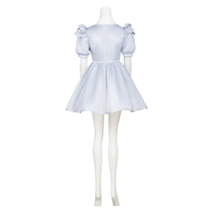 Cosplay Costume Tin Man Le Magicien d'Oz Film Cosplay Robe Argentée Femme