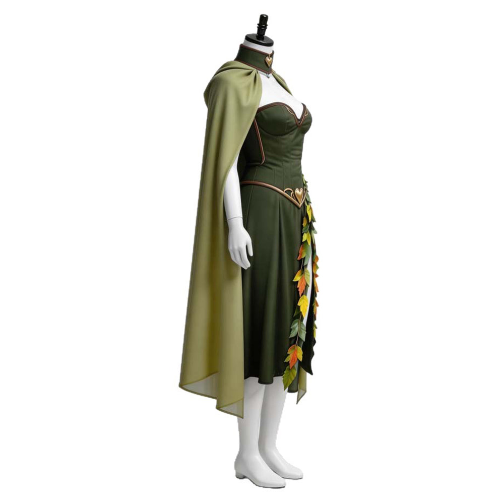 Cosplay Costume Titania Le Songe d'Une Nuit d'Eté Théâtre Cosplay Robe Verte Femme   