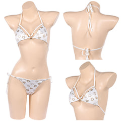 Cosplay Costume Tommy Lucia GTA(2026) Jeu Cosplay Maillot de Bain Bikini Blanc Femme