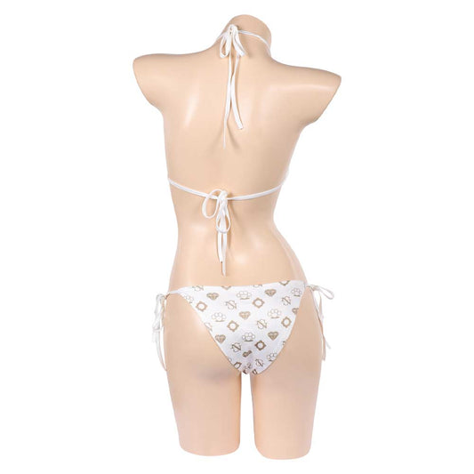 Cosplay Costume Tommy Lucia GTA(2026) Jeu Cosplay Maillot de Bain Bikini Blanc Femme