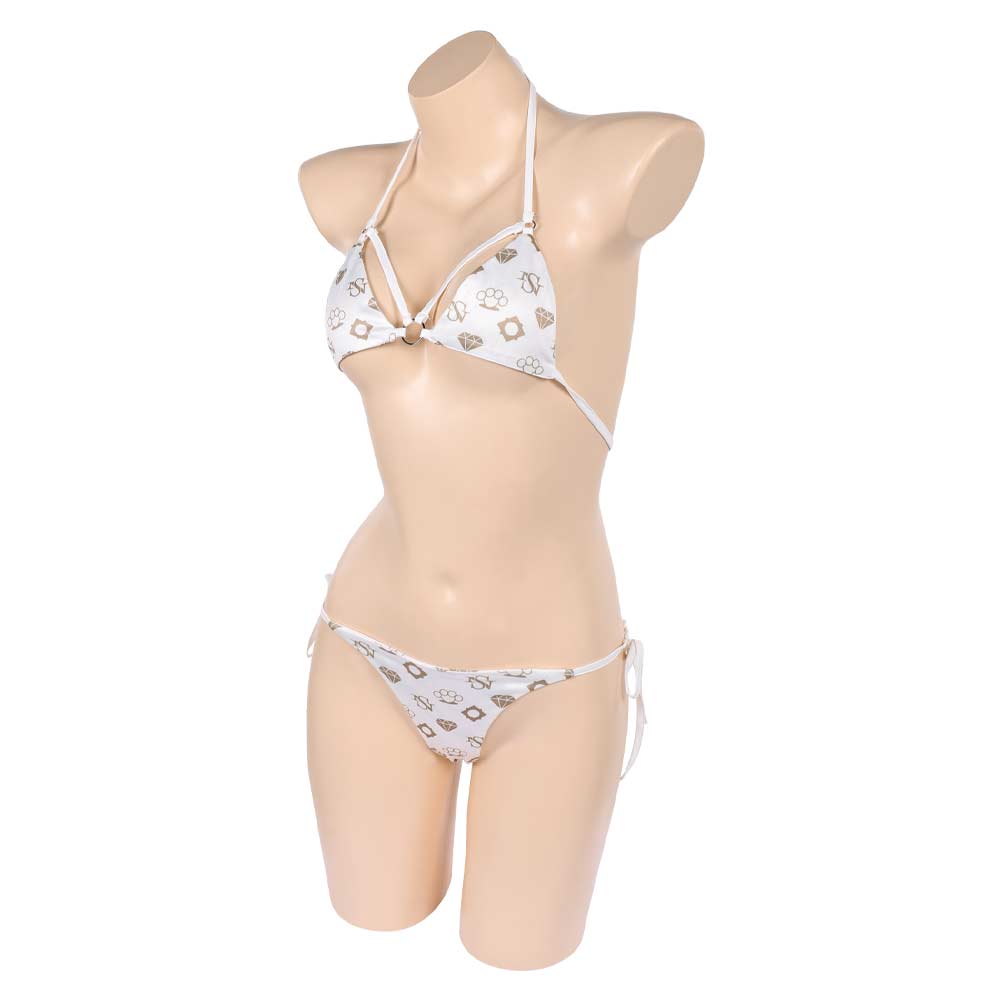Cosplay Costume Tommy Lucia GTA(2026) Jeu Cosplay Maillot de Bain Bikini Blanc Femme