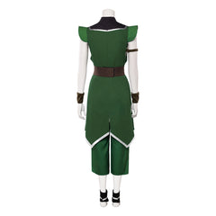 Cosplay Costume Toph Beifong Avatar Aang: The Last Airbender(2026) Film Cosplay Tenue Verte Femme