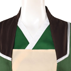 Cosplay Costume Toph Beifong Avatar Aang: The Last Airbender(2026) Film Cosplay Tenue Verte Femme