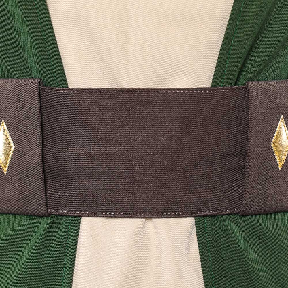 Cosplay Costume Toph Beifong Avatar Aang: The Last Airbender(2026) Film Cosplay Tenue Verte Femme