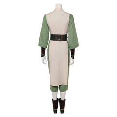 Cosplay Costume Toph Beifong Avatar: The Last Airbender 2(2026) TV Cosplay Tenue Beige et Verte Femme