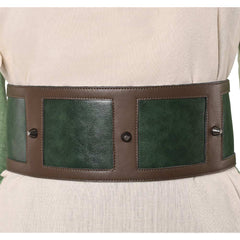 Cosplay Costume Toph Beifong Avatar: The Last Airbender 2(2026) TV Cosplay Tenue Beige et Verte Femme