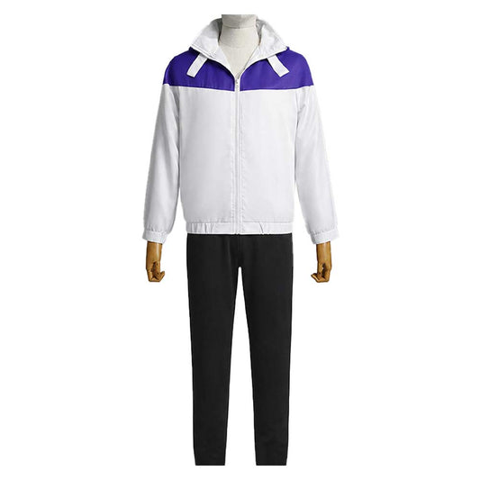Cosplay Costume Toshiro Kamiya Fool Night(2026) Anime Cosplay Tenue Noire et Blanche Homme