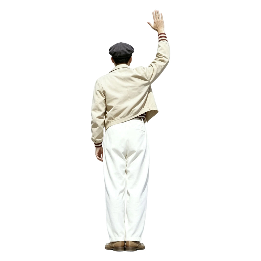 Cosplay Costume Truman Burbank The Truman Show(1998) Film Cosplay Tenue Beige Homme