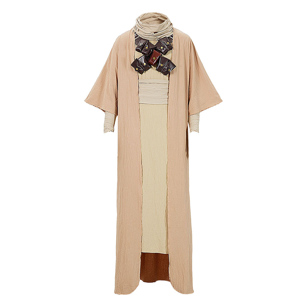 Cosplay Costume Tusken Raider La Guerre des Étoiles Film Cosplay Tenue Beige Homme