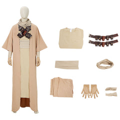 Cosplay Costume Tusken Raider La Guerre des Étoiles Film Cosplay Tenue Beige Homme