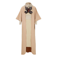 Cosplay Costume Tusken Raider La Guerre des Étoiles Film Cosplay Tenue Beige Homme
