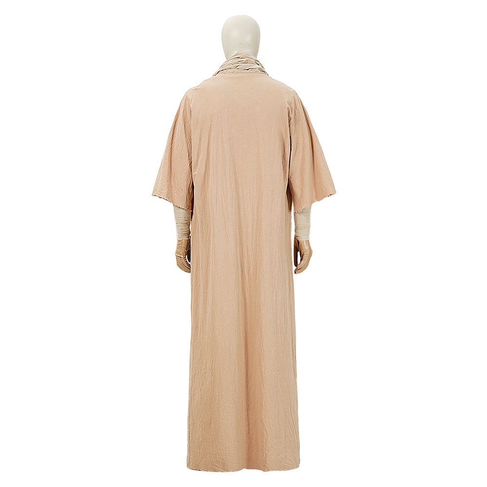 Cosplay Costume Tusken Raider La Guerre des Étoiles Film Cosplay Tenue Beige Homme