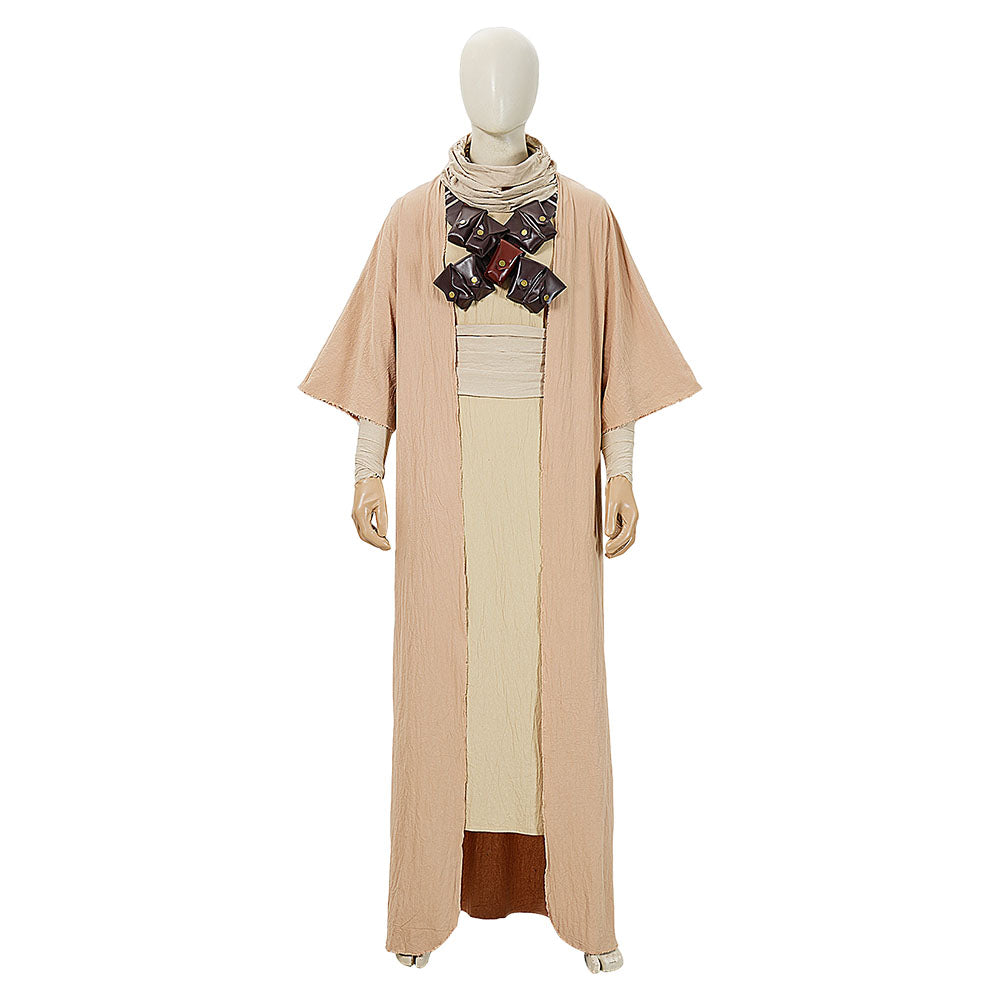 Cosplay Costume Tusken Raider La Guerre des Étoiles Film Cosplay Tenue Beige Homme