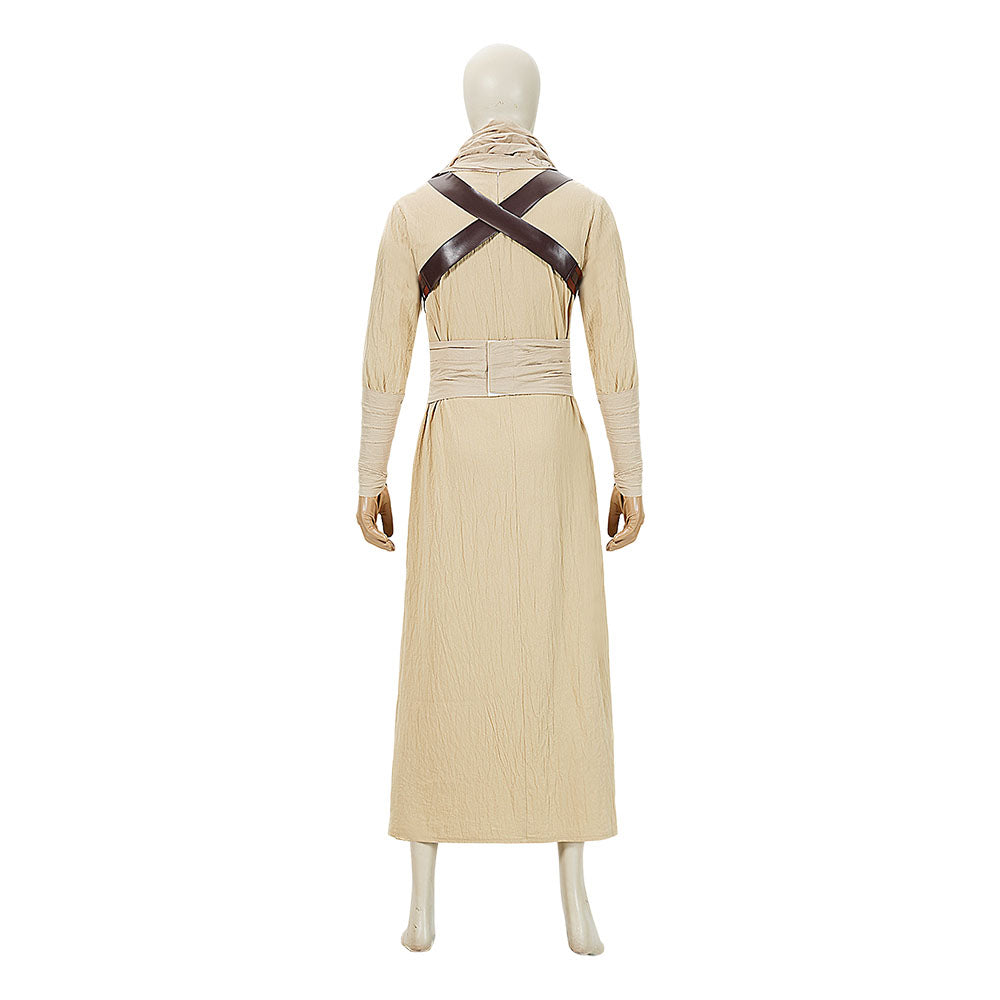 Cosplay Costume Tusken Raider La Guerre des Étoiles Film Cosplay Tenue Beige Homme