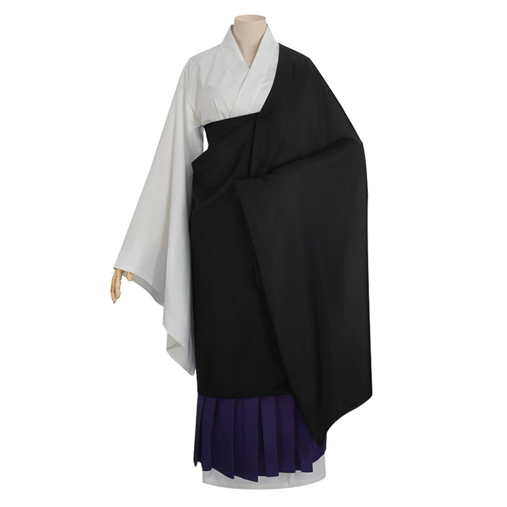 Cosplay Costume Uraume Anime Cosplay Tenue Blanche et Noire Femme