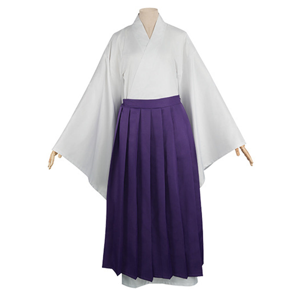 Cosplay Costume Uraume Anime Cosplay Tenue Blanche et Noire Femme