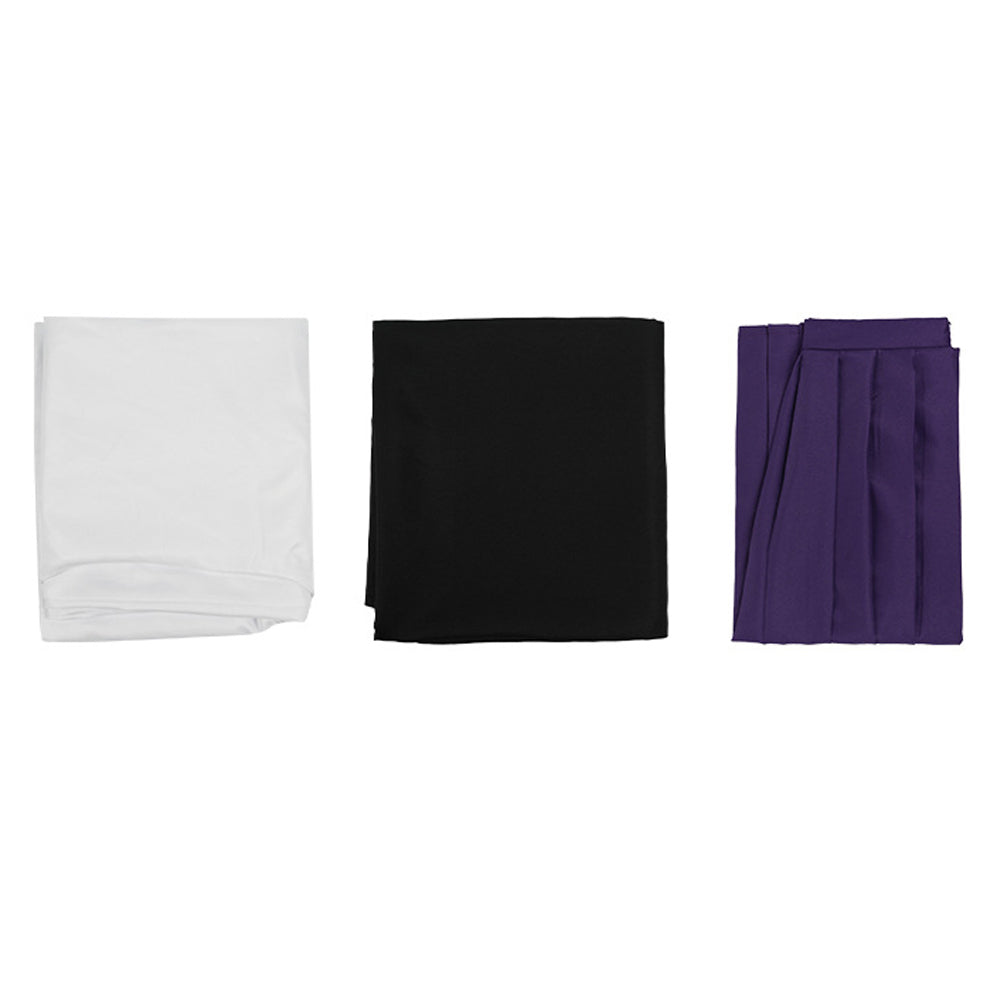 Cosplay Costume Uraume Anime Cosplay Tenue Blanche et Noire Femme