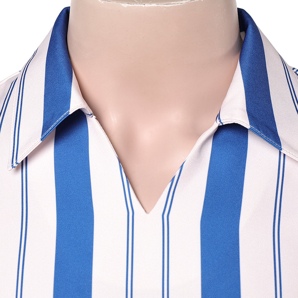 Cosplay Costume Usopp One Piece Live Action 2(2026) TV Cosplay Tenue Rayée Homme