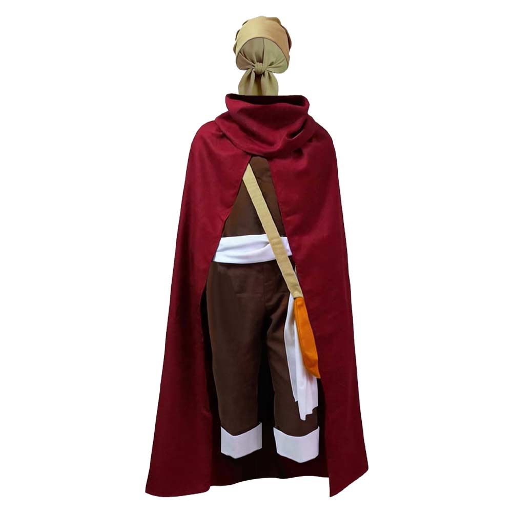 Cosplay Costume Usopp One Piece Live Action 2(2026) TV Cosplay Tenue Rouge Homme