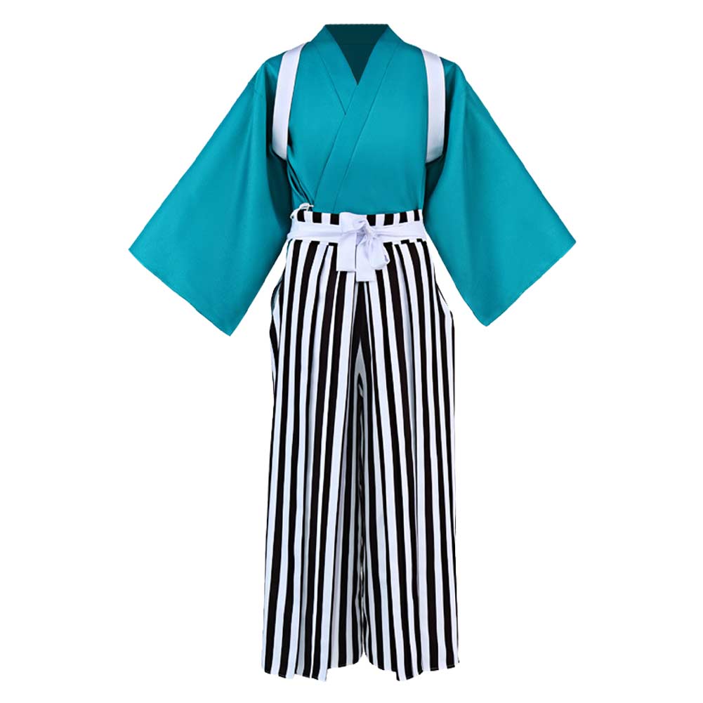 Cosplay Costume Usopp One Piece Wano Country Arc Anime Cosplay Tenue Bleue Homme