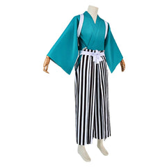 Cosplay Costume Usopp One Piece Wano Country Arc Anime Cosplay Tenue Bleue Homme