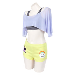 Cosplay Costume Uta One Piece: Heroines(2026) Anime Cosplay Tenue Grise et Jaune Femme