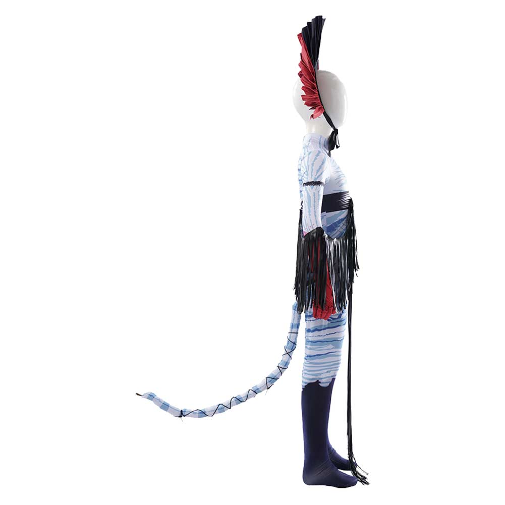 Cosplay Costume Varang Avatar: De Feu et de Cendres Film Cosplay Combinaison Blanche et Noire Enfant
