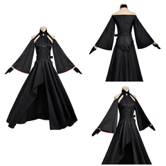 Cosplay Costume Velvet The Ribbon Hero(2026) Anime Cosplay Robe Noire Femme