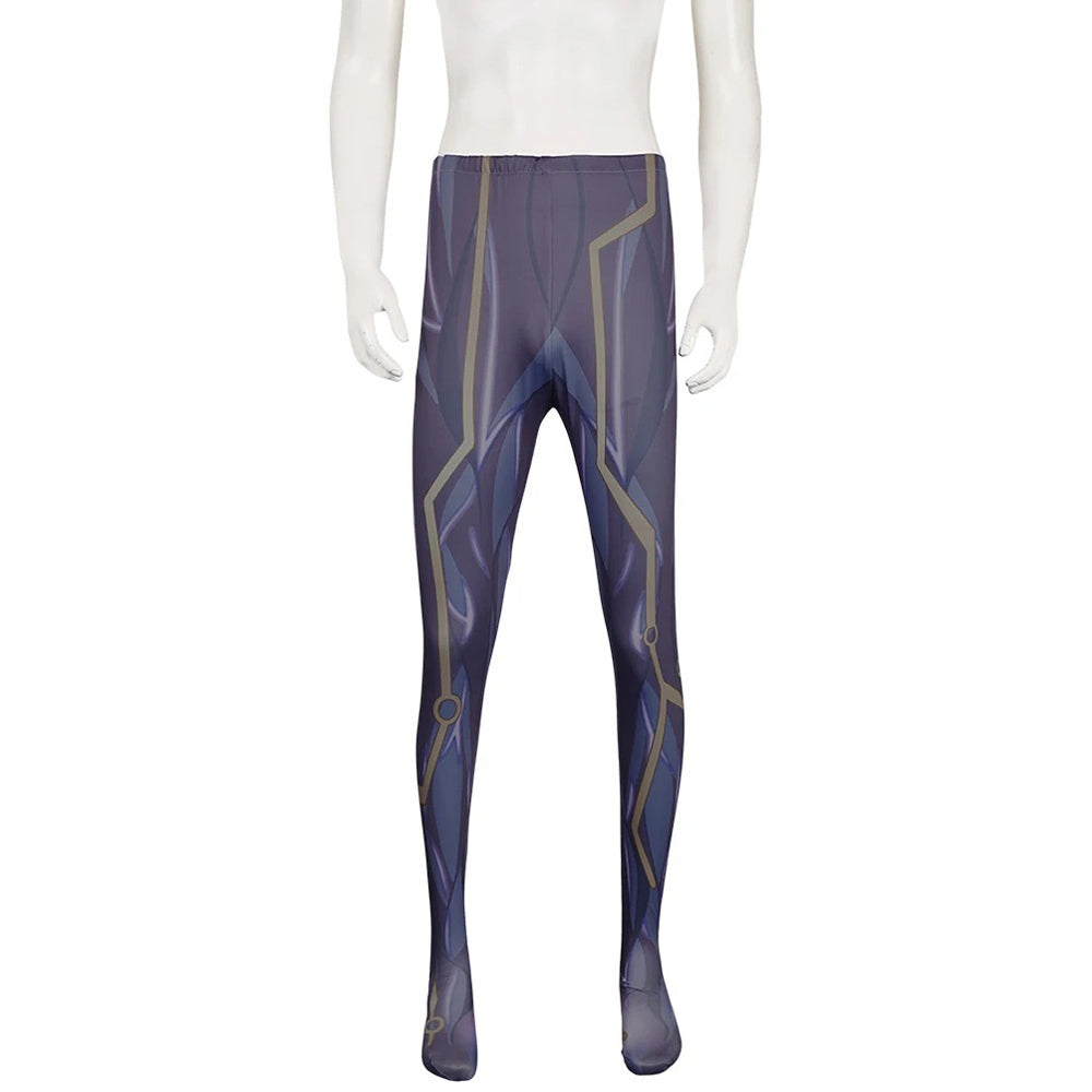 Cosplay Costume Viktor Arcane: League of Legends Jeu Cosplay Manteau Bleu Homme