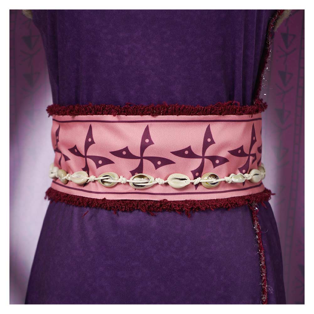 Cosplay Costume Villain Matangi Vaiana en Live Action(2026) Film Cosplay Robe Violette Femme