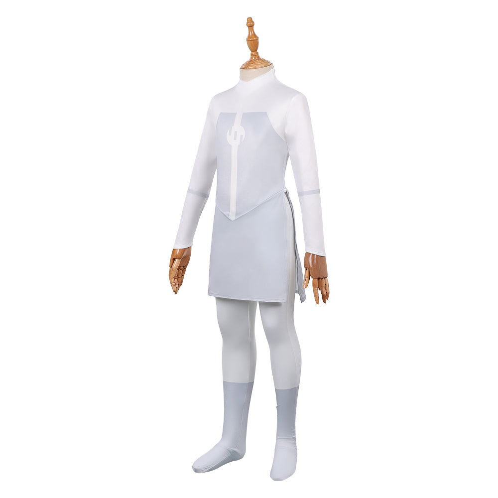 Cosplay Costume Viltrumite Anissa Invincible 4(2026) TV Cosplay Combinaison Blanche Enfant